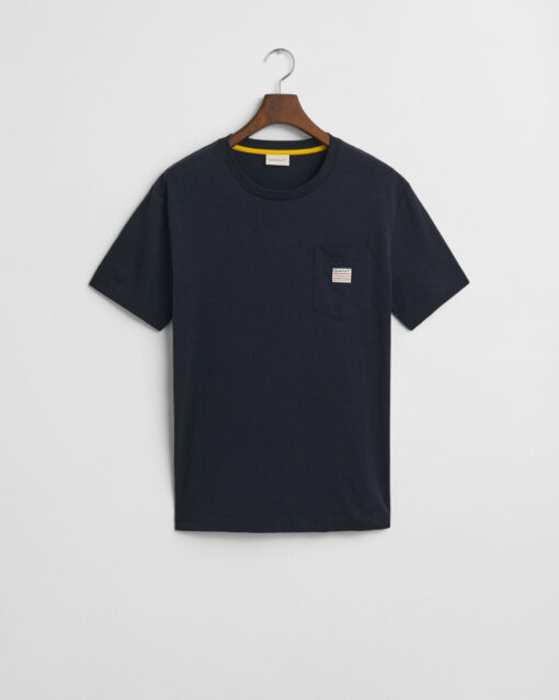 Gant Pocket T-shirt Evening Blue