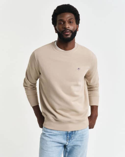Gant Shield C-Neck  Dry Sand