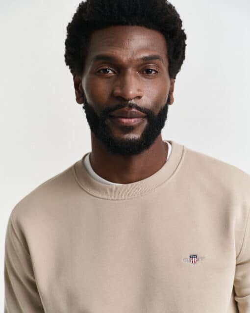 Gant Shield C-Neck  Dry Sand