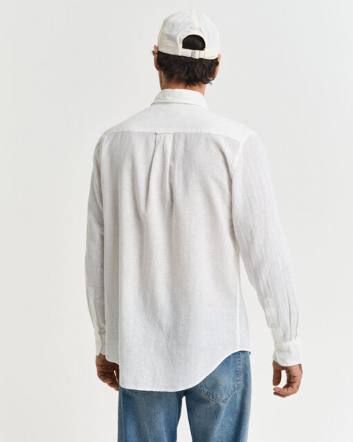 Gant Cotton Linen Shirt White