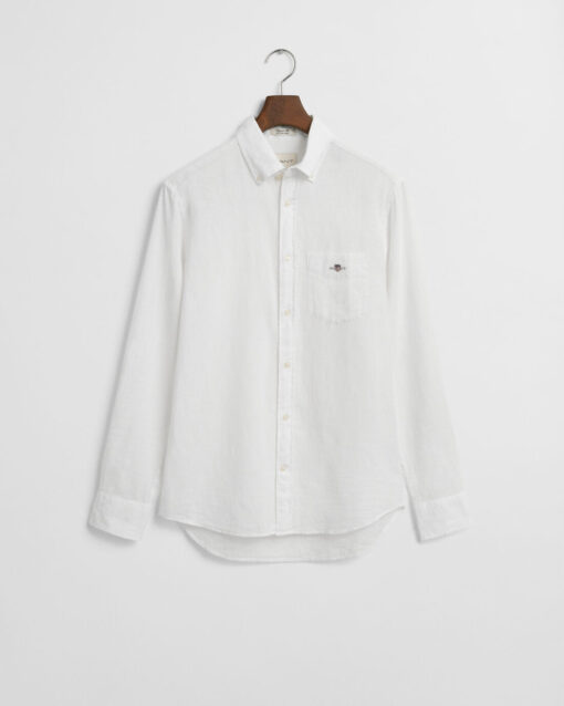 Gant Cotton Linen Shirt White