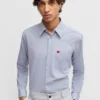 Hugo Evito Shirt Light Blue