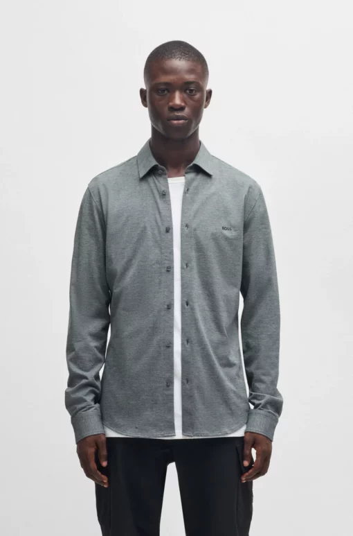 Boss Mysoft Shirt Grey