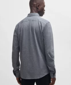Boss Mysoft Shirt Dark Grey