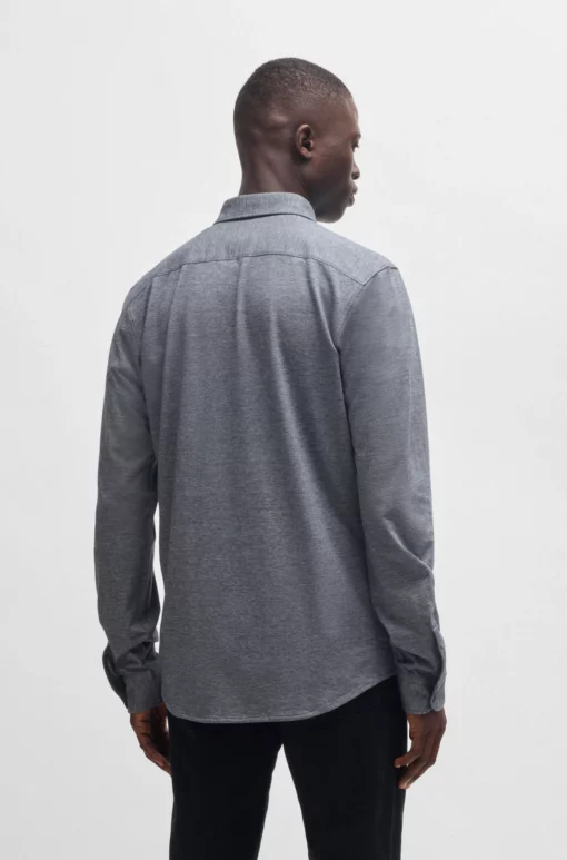 Boss Mysoft Shirt Dark Grey