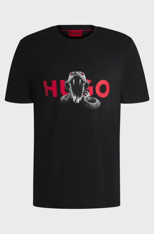 Hugo Deyladec Oversized T-shirt Black