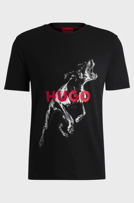 Hugo Deyladec Oversized T-shirt Black