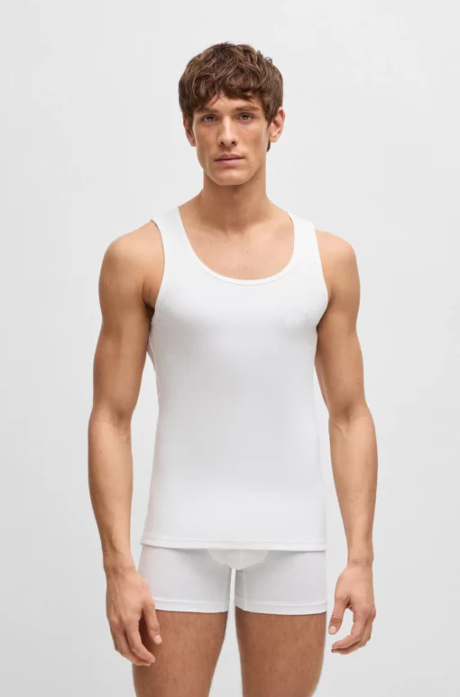 Boss 3-Pack Tanktop White