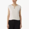 Comma, Satin T-Shirt White