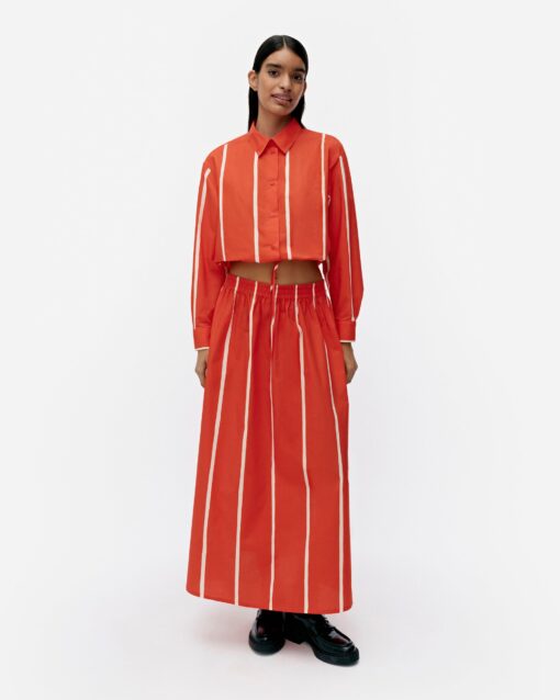 Marimekko  Buklee Puhveli Skirt Red