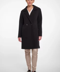 Rino & Pelle Danja Bouble Breasted Coat Black