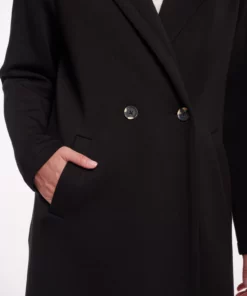 Rino & Pelle Danja Bouble Breasted Coat Black