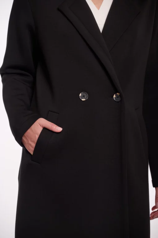 Rino & Pelle Danja Bouble Breasted Coat Black