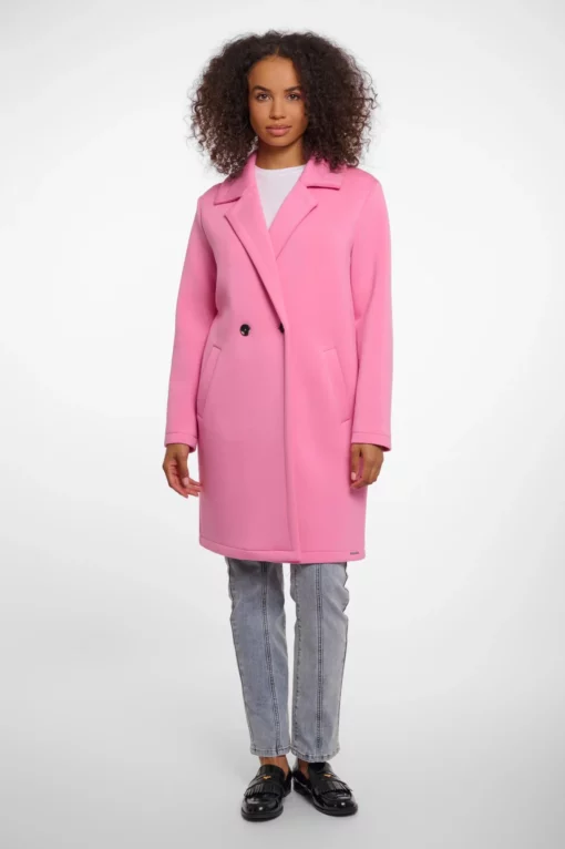 Rino & Pelle Danja Bouble Breasted Coat Bright Pink