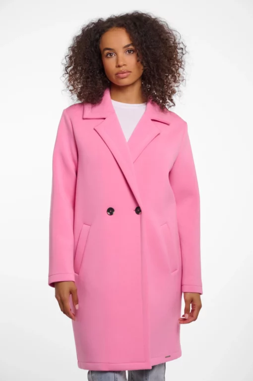 Rino & Pelle Danja Bouble Breasted Coat Bright Pink