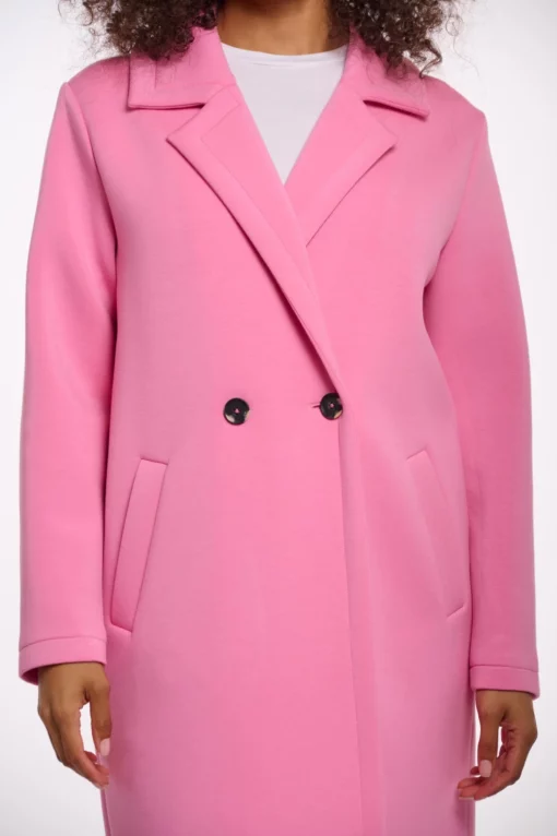 Rino & Pelle Danja Bouble Breasted Coat Bright Pink