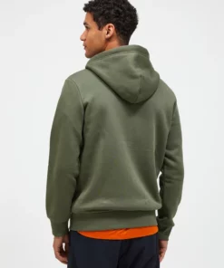 Peak Performance Original Small Logo Zip Hood Men Pine Needle