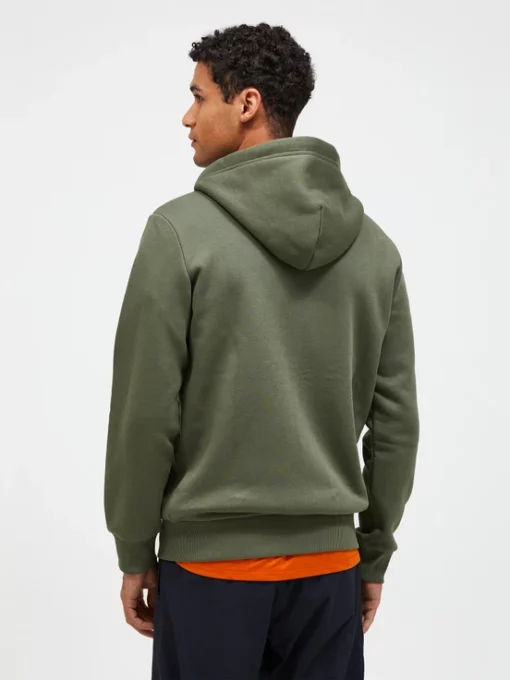Peak Performance Original Small Logo Zip Hood Men Pine Needle