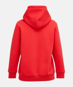 Peak Performance Small Logo Hood Women Brilliant Red
