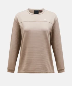 Peak Performance Trail Polartec® Power Grid™ Crew Women Avid Beige