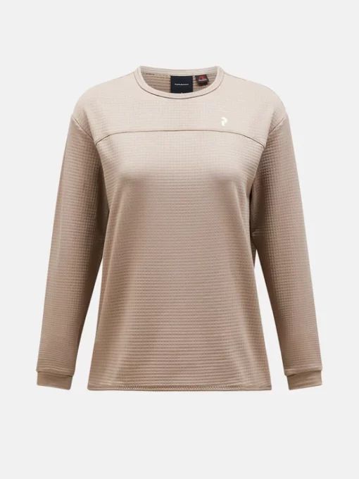 Peak Performance Trail Polartec®  Power Grid™ Crew Women Avid Beige