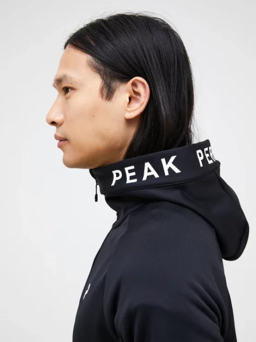 Peak Performance Rider Zip Hood Men Black