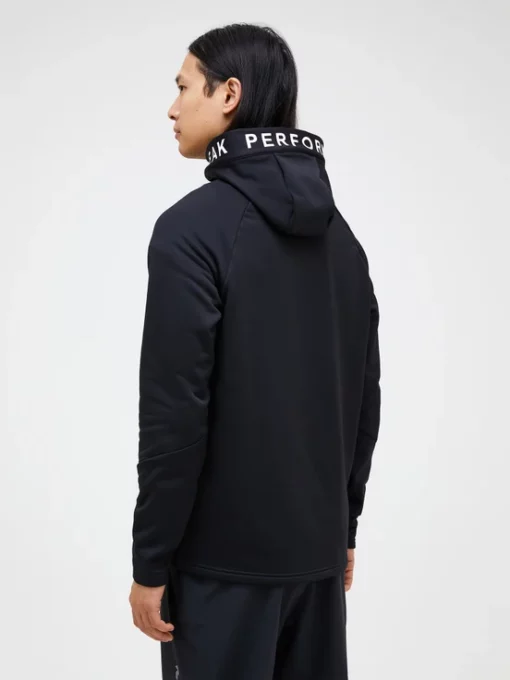Peak Performance Rider Zip Hood Men Black