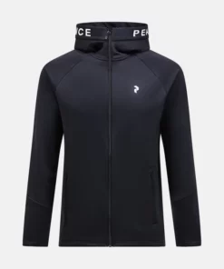 Peak Performance Rider Zip Hood Men Black
