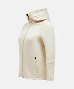 Peak Performance Rider Zip Hood Women Sand Fog