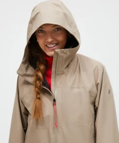 Peak Performance Treeline HIPE® Shell Parka Women Avid beige