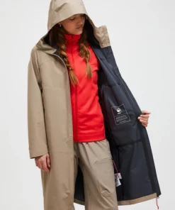 Peak Performance Treeline HIPE® Shell Parka Women Avid beige