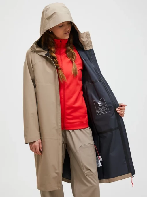 Peak Performance Treeline HIPE® Shell Parka Women Avid beige
