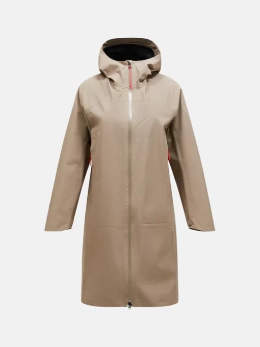 Peak Performance Treeline HIPE® Shell Parka Women Avid beige