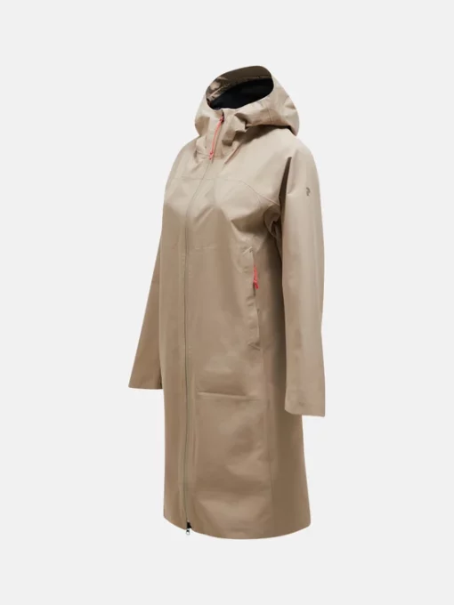 Peak Performance Treeline HIPE® Shell Parka Women Avid beige