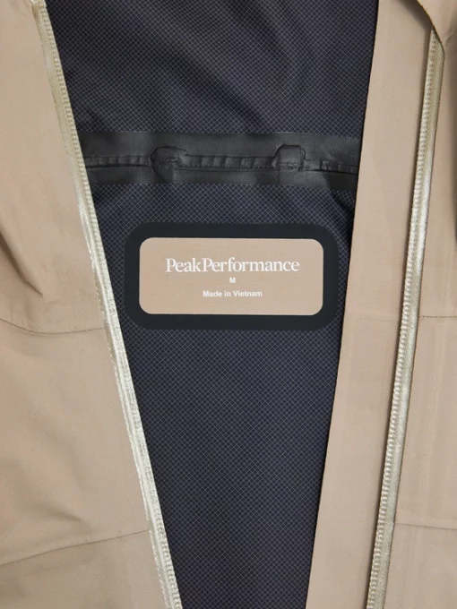 Peak Performance Treeline HIPE® Shell Parka Men Avid beige