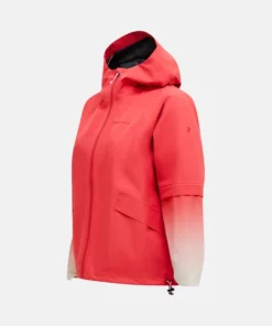 Peak Performance Trailblazer Shell Jacket Brilliant Red / Sand Fog