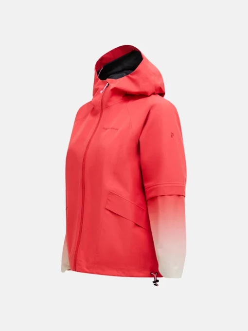 Peak Performance Trailblazer Shell Jacket Brilliant Red / Sand Fog