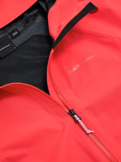 Peak Performance Trailblazer Shell Jacket Brilliant Red / Sand Fog
