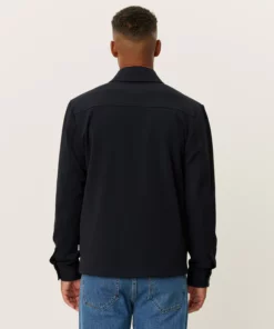 Les Deux Marseille Hybrid Jacket Navy
