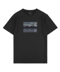 Makia Shoreline T-Shirt Black