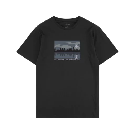 Makia Shoreline T-Shirt Black