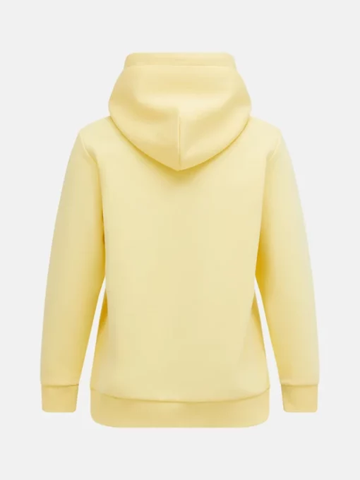 Peak Performance Small Logo Hood Women Mellow Yellow