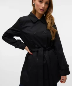 Vero Moda Chelsea Olivia Trench Coat Black