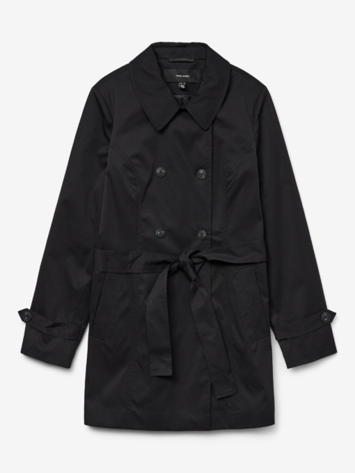 Vero Moda Chelsea Olivia Trench Coat Black