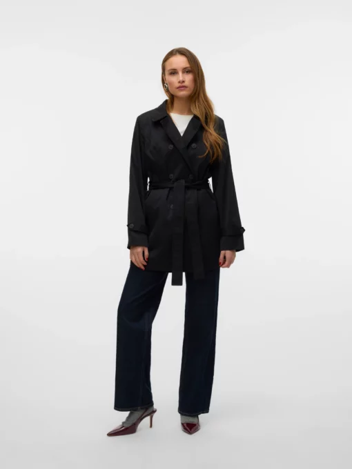 Vero Moda Chelsea Olivia Trench Coat Black
