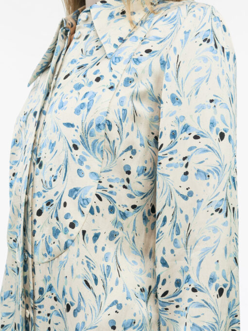 Tiger of Sweden Leoner Printed Shirt Dress.
