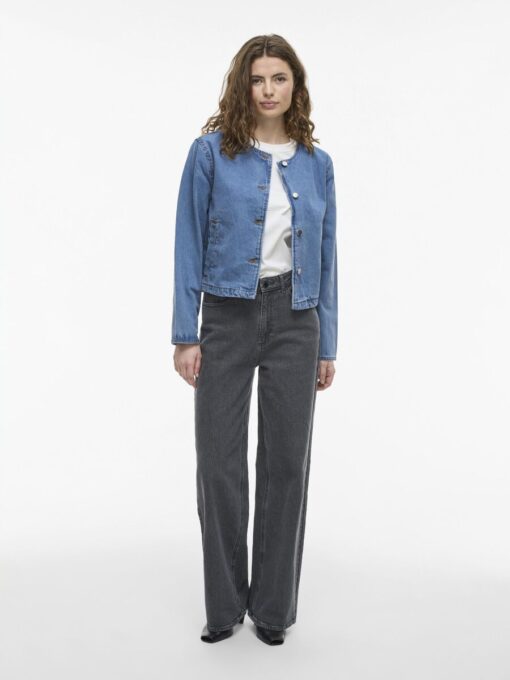 Vila Reba Denim Jacket Light Blue Denim
