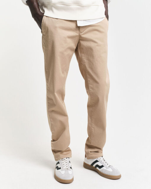 Gant Slim Twill Chinos Dark Khaki