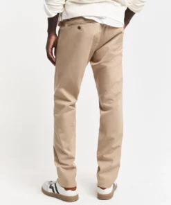 Gant Slim Twill Chinos Dark Khaki
