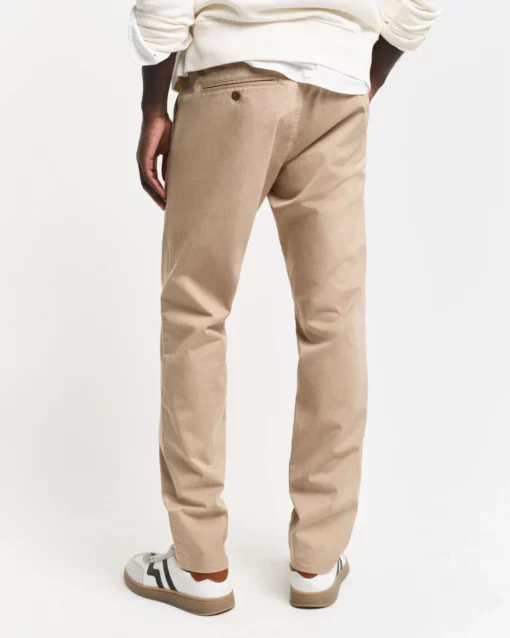 Gant Slim Twill Chinos Dark Khaki